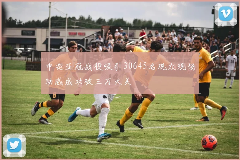 申花亚冠战役吸引30645名观众现场助威成功破三万大关